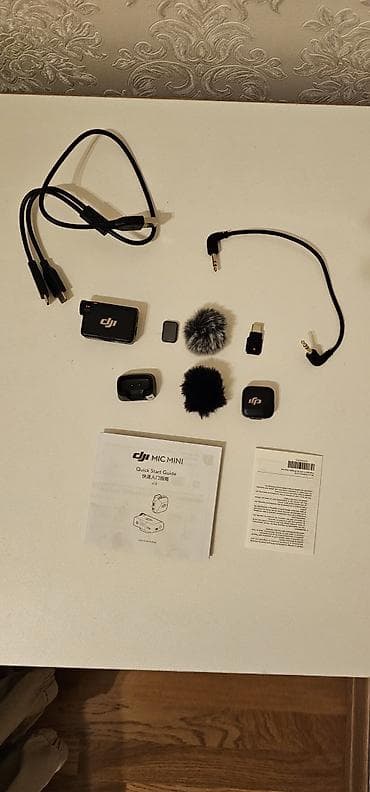 ucuz bluetooth qulaqlıq: DJI Mic Mini - 1tx 1rx ƏN UCUZ! Salam. Mikrofon Xırdalandadır Çox az — 3