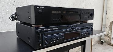 blu ray disk: Tascam MD-CD1MKII + Sony MDS-JE480 (MiniDisc + CD) audio qurğuları — 2