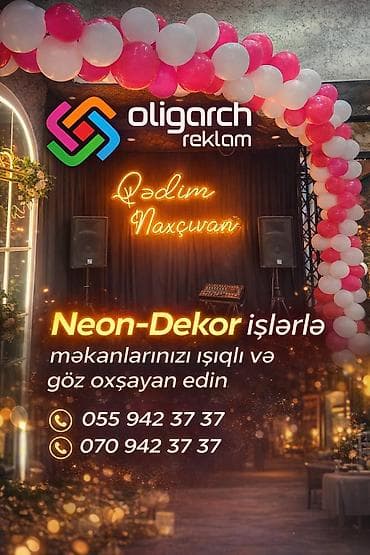reklam işi: Qabarıq hərflər və neon-dekor reklam çözümləri - İşıqlı və işıqsız — 3