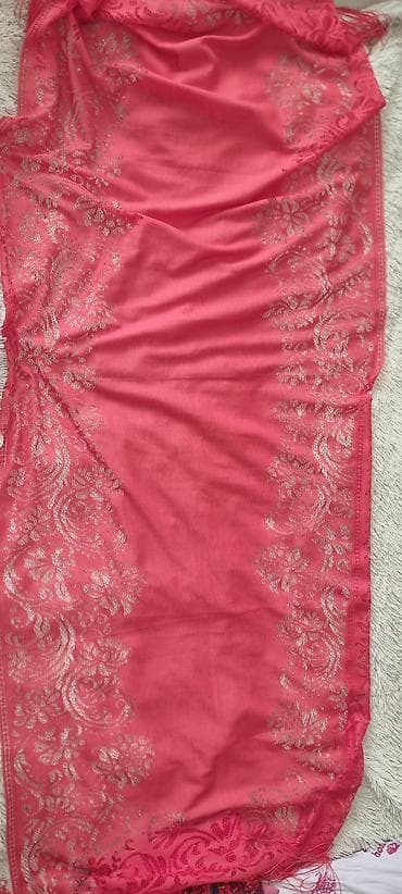 стул металлический: Təzədir Əl işiçox zərif Mərcan qırmızı rəngdə, çiçəkli — 1