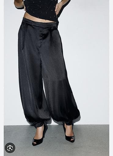 zara şalvar: Şalvar, Zara, S, rəng - Qara — 1