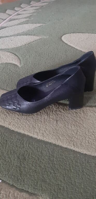 qadin pencekleri: Tuflilər, Ölçü: 38.5, rəng - Qara, İşlənmiş — 1