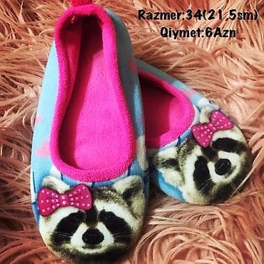 Uşaq geyimi və ayaqqabıları: Tapochka 34 olchu, 21,5sm, yumshagdi — 1