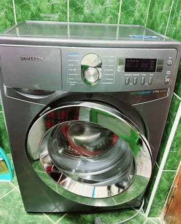 mini paltaryuyan maşın: Paltaryuyan maşın Samsung, 6 kq, İşlənmiş, Avtomat, Qurutma var, Kredit yoxdur, Ünvandan götürmə — 2