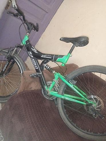 RAMBO markalı dağ velosipedi - Rəng: yaşıl-qara - Korpus