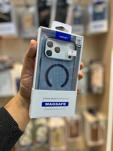 ucuz.telefonlar: VAVI MagSafe uyğun qoruyucu telefon qabı - Model: 17 Pro Max üçün — 1