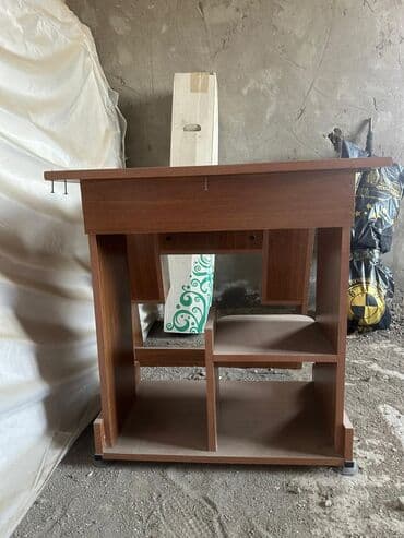 Qida məhsulları: Düz masa, Polkalı, Siyirməli, MDF, Zəmanətsiz, Kredit yoxdur — 8