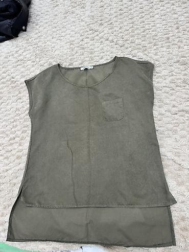massimo dutti: Qadın geyim dəsti – 4 məhsul 1) Qara mini don - Dizayn: Dərin V yaxa — 10