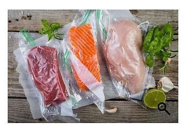 kolbasa: Vakuum paketlər – qida üçün Məhsul təsviri: - Qida ilə təmas üçün — 3