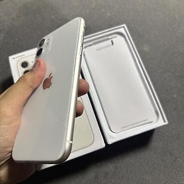 planset satiram: IPhone 11, 128 GB, Ağ, Zəmanət, Simsiz şarj, Face ID — 3