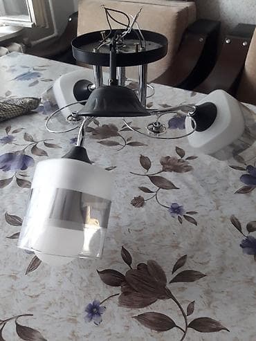 Çılçıraq, 3 lampa, Metal — 6