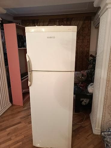 İşlənmiş 2 qapılı Beko Soyuducu Satılır, rəng - Ağ