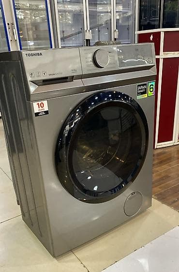 kondisioner motoru satilir: Toshiba paltaryuyan maşın – ön yükləməli, inox/qrafit rəng. Əsas — 1