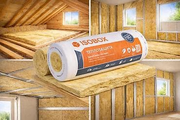 mini manqal: Isobox teplozasita rulon daş yunu. Yanmayan, mineral əsaslı istilik və — 5