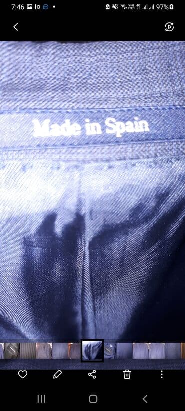 Kostyumlar: Kostyum, Demisezon, Louis Vuitton, 3XL, rəng - Göy — 7