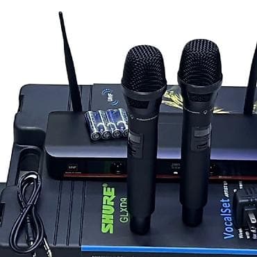 Mikrofonlar: SHURE GLXD 4 Shure GLXD 9 Shure sh300g, Shure SG800, Shure UT833 — 3