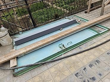 demirin tonu: Dəmir Həyət darvazası, Mexaniki, Şəbəkə ilə, rəng - Mavi, Kredit yoxdur — 3