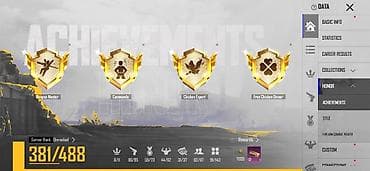 PUBG Mobile KORE oyun hesabı – geniş kolleksiya və inkişaf etmiş silah — 4