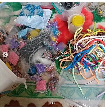 Baş geyimləri: Muncuq coxdu hamsi birlikde 180man — 8