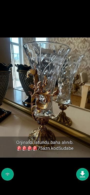 cennet gülü: Gul qabi Vazalar dekor Şekillerde qiymetler melumatlar qeyd olunub — 5