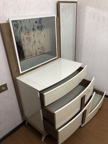 tek stolar: Yataq otağı üçün makiyaj masası və tumba dəsti - Komplekt: 1 ədəd — 2