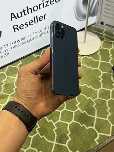 samsung a12 islenmis: IPhone 12 Pro, 256 GB, Pacific Blue, Face ID — 3
