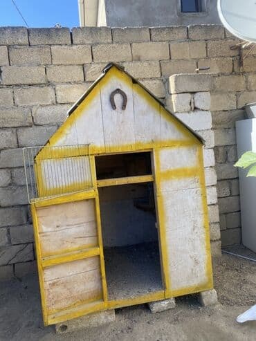 клетка для попугаев: Taxtadan hazırlanmış göyərçin yuvası, dam örtüyü ilə təchiz — 1