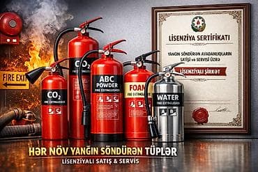 Yanğınsöndürən balonlar – lisenziyali seltifikatli satış və servis