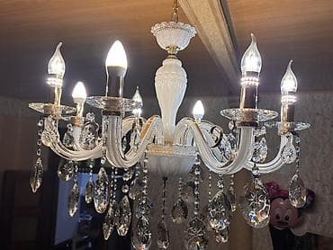 lyusturlar: Çılçıraq, 8 lampa, Şüşə — 2