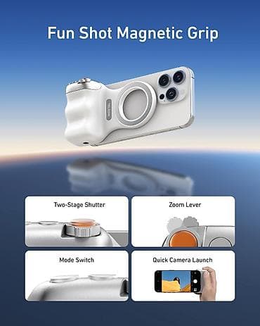 Fun Shot Magnetic Grip – smartfon üçün maqnitli foto tutacaq -
