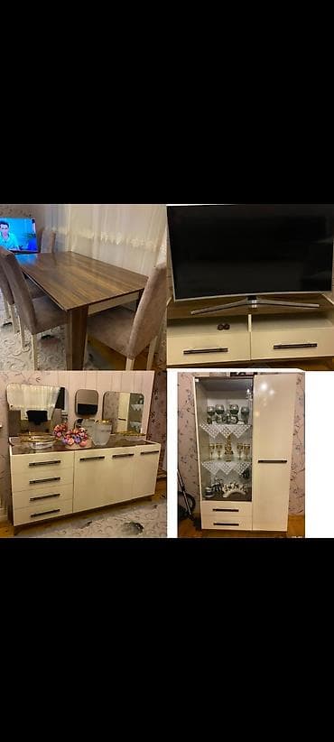 Ev və bağ: İşlənmiş, Komod, Masa və oturacaqlar, TV altlığı, Kredit yoxdur — 1