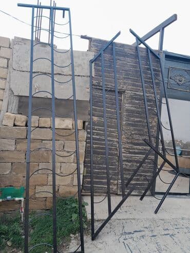 gunəş enerjisi ilə işləyən lampalar: Metal pəncərə barmaqlıqları (dəmir məhəccər) - Material: qalın — 1