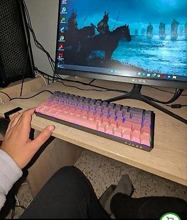 lenevo loq: AJAZZ mexaniki klaviatura RED SWITCH - Kompakt 68% ölçü — masa — 2
