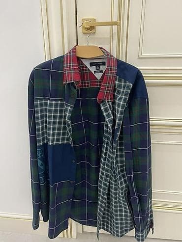 vicks krem: Kişi geyimləri dəsti – 4 ədəd 1) Tünd göy overshirt/jaket - Klassik — 3