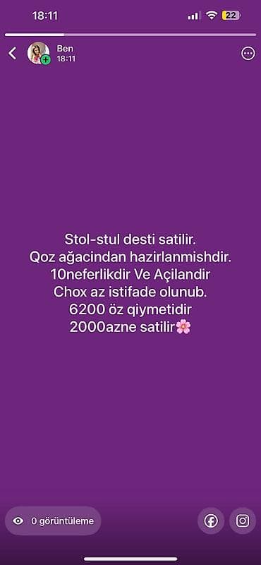 stul aliram: Qonaq otağı üçün, Yeni, Açılan — 9