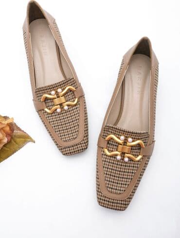 ysl libre qiyməti: Tuflilər, Ölçü: 37.5, rəng - Bej, Yeni — 1