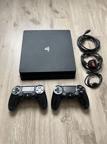ps5 slim: Playstation 4 Slim model 500 GB yaddaş çox ideal vəziyyətdə heç bir — 1