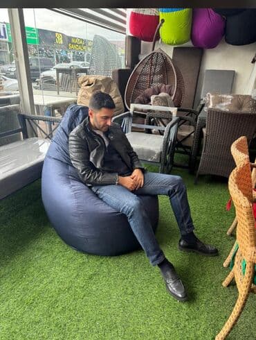 бесформенное кресло: Новый, Пуфик-кресло, Ткань, Нет кредита, Бесплатная доставка в черте города — 29