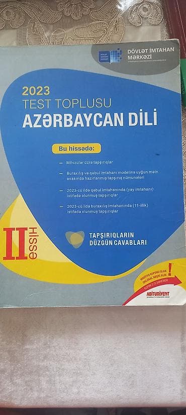 Məhsul: 2023 “Test Toplusu – Azərbaycan dili”, II hissə — 1