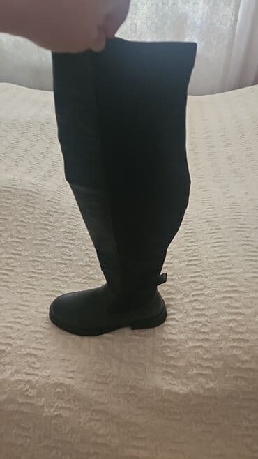 Qadın uzun çəkmələr – dizüstü model - Rəng: qara - Stil: dizüstü, düz lalafo.az -da Qadın uzun çəkmələr – dizüstü model - Rəng: qara - Stil: dizüstü, düz