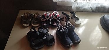 ag jaket: Uşaq ayaqqabı dəsti - 6 cüt müxtəlif modellər: - 2 cüt sandalet — 2