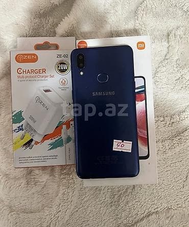 honor 8 s: Samsung Galaxy A10s, 32 GB, rəng - Mavi, Sensor, Face ID — 4