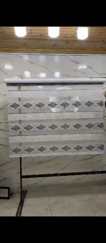 Pərdə və tüllər: Fərqli naxışlarda təqdim olunan zebra pərdələr evinizə və ya ofisinizə — 16