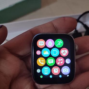 veb vatsap com: Yeni, Smart saat, Sensor ekran, rəng - Ağ — 7