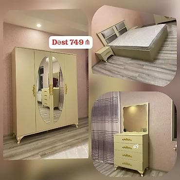 foresta mebel gence: Yataq dəsti – sifarişlə hazırlanır 🎨 Rəng seçimi mövcuddur 📦 Dəstə — 3