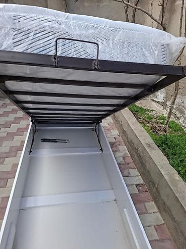 Çarpayılar: Yeni, Təknəfərlik çarpayı, Bazalı, Matras ilə, Siyirməsiz, Azərbaycan — 2