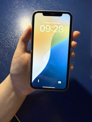 ilkin odənişsiz iphone: IPhone 11, 64 GB, Ağ, Face ID — 11