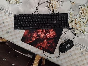 ses gücləndirici: Məhsul: Klaviatura + Siçan + Mousepad dəsti Her biri ayrı ayrı qiymətə — 3