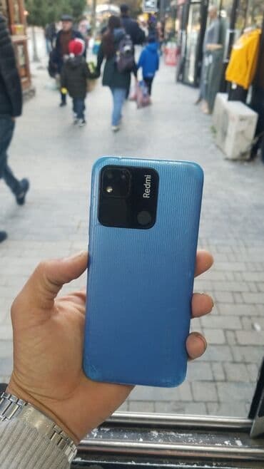 Redmi 10A, 32 GB, rəng - Göy, Barmaq izi