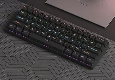 ucuz macbook pro: 60% kompakt mexaniki klaviatura – RGB işıqlanma və çoxrəngli keycap — 2